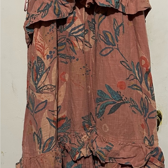 Free people Floral Pink Maxi Dress Size Medium - Picture 4 of 4
